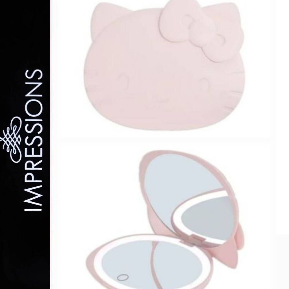 Impressions X Hello Kitty Kawaii Battery Compact Mirror w/Special Finish